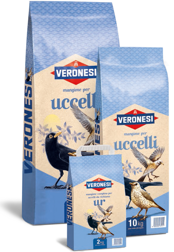 Mangime per uccelli, allevamento uccelli, Mangimi Veronesi