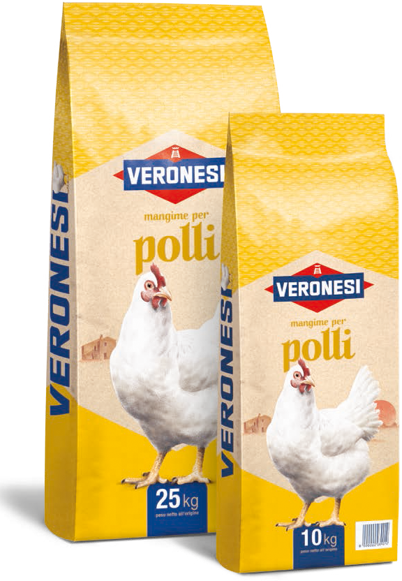 Mangime per polli, allevamento polli, Mangimi Veronesi